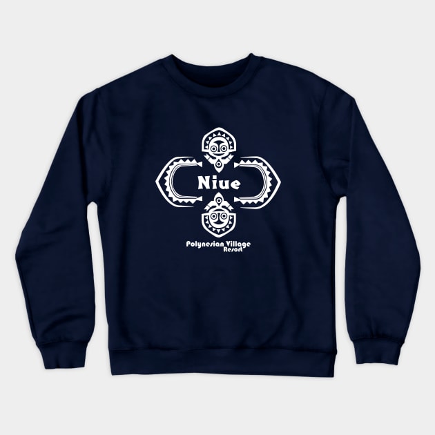 Polynesian Village Resort Niue Crewneck Sweatshirt by Lunamis